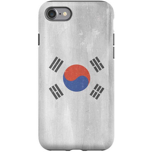 South Korean Flag Distressed iPhone SE (2nd & 3rd Gen) Pro Case